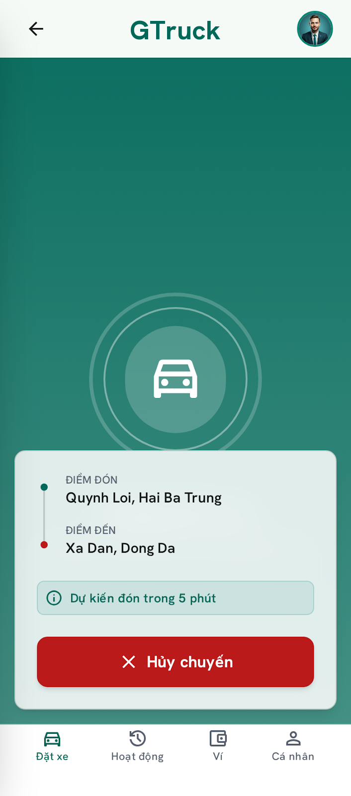 GTruck — đang tìm xe